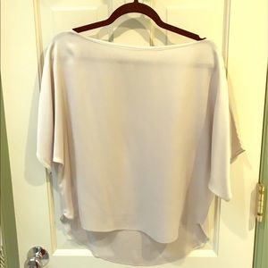 Silk Oyster Top